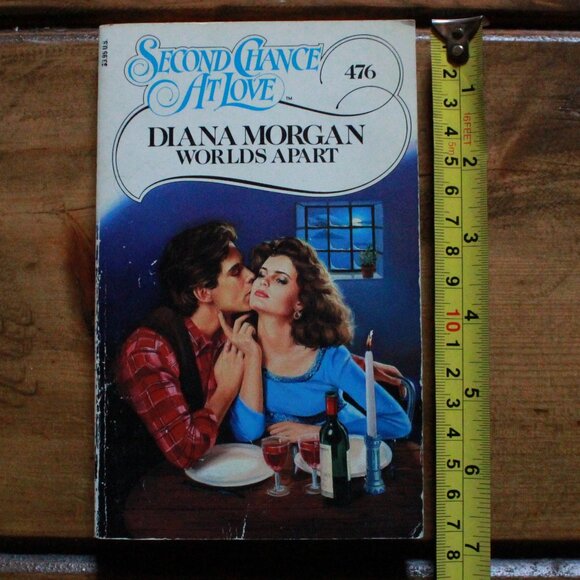 Vintage Second Chance at Love "Worlds Apart" Paperback Book - Picture 6 of 7